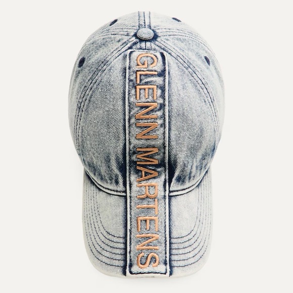 NWT Glenn Martens x H&M Motif-Detail Denim Cap main image 7